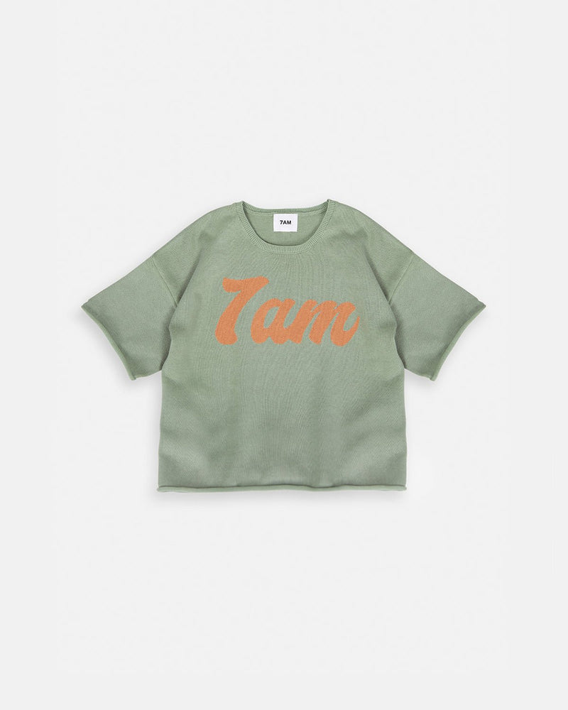7AM - Tee Boxy | Boxy T-Shirt Apparel & Accessories Sage 18 - 24M