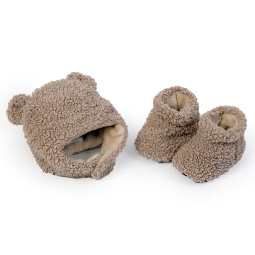 7AM - The Cub Hat - Teddy Mother & Baby Oatmeal 0 - 6M