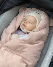 7AM - The Cub Set - Airy | Mitten, Hat & Blanket Mother & Baby Bondi Blue 6 - 12M