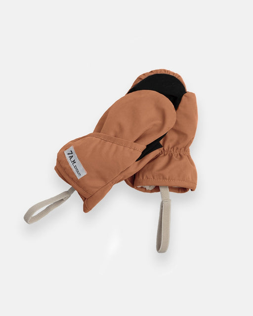 7AM - The Cub Set - Benji Sherpa | Hat & Mittens Mother & Baby Smokey 6 - 12M