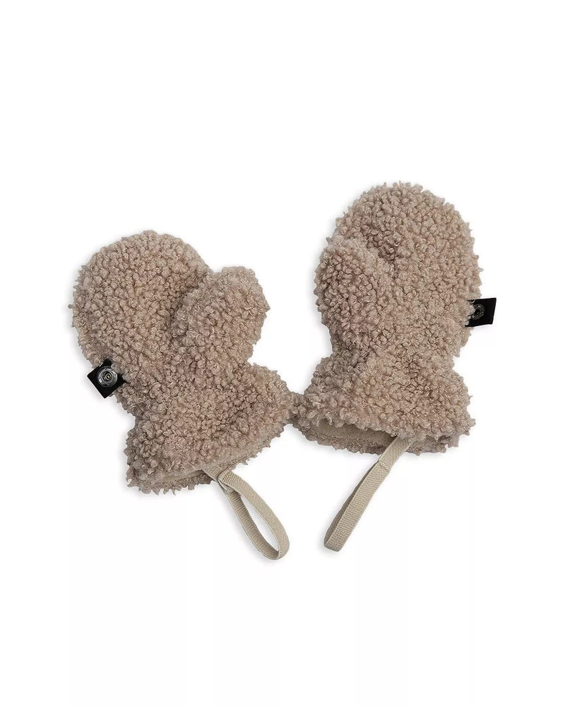 7AM - The Cub Set - Teddy | Hat & Mittens Mother & Baby Oatmeal 6 - 12M