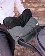 7AM - Unimuff - Heather Grey Dark/Black Plush - OS Mother & Baby