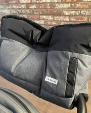 7AM - Unimuff - Heather Grey Dark/Black Plush - OS Mother & Baby