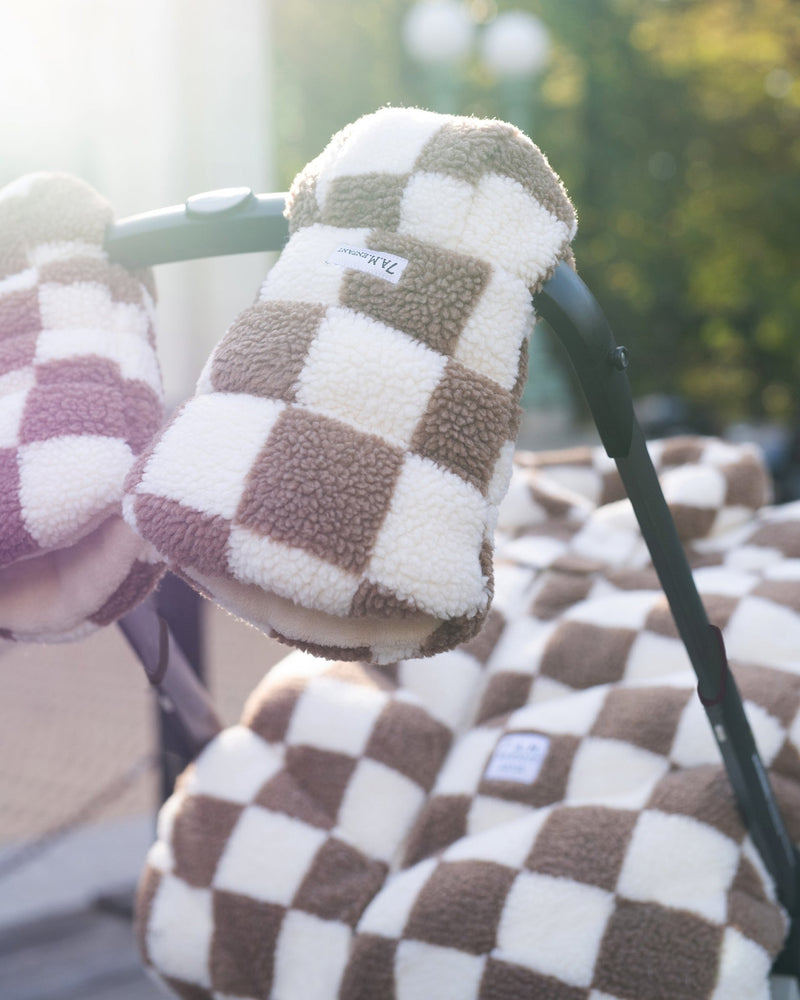 7AM - Warmmuffs - Checker Berber Mother & Baby