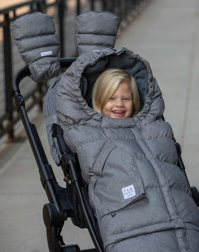 7AM - Warmmuffs - Heathers Mother & Baby Heather Grey