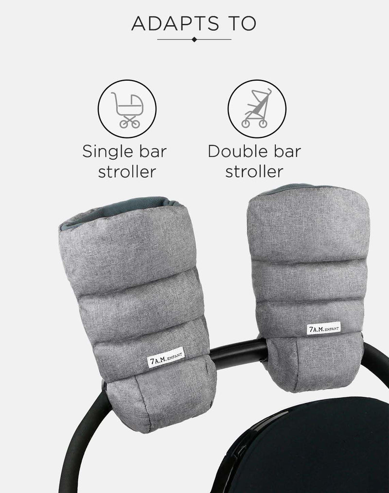 7AM - Warmmuffs - Heathers Mother & Baby Heather Grey