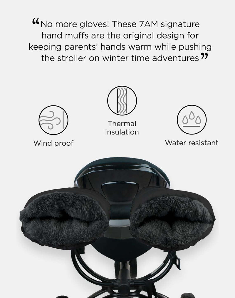 7AM - Warmmuffs - Heathers Mother & Baby Heather Grey