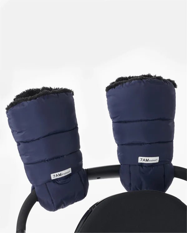 7AM - Warmmuffs - Plush Mother & Baby Navy