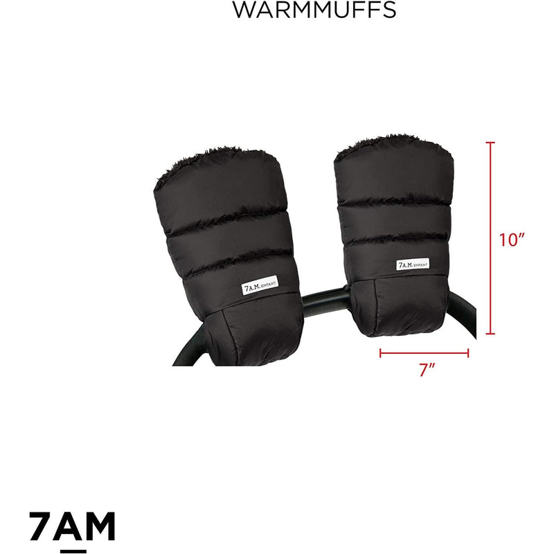 7AM - Warmmuffs Tundra Mother & Baby Heather Grey Dark - Arctic Faux Fur