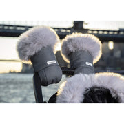 7AM - Warmmuffs Tundra Mother & Baby Heather Grey Dark - Arctic Faux Fur