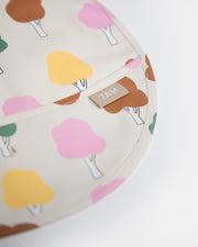 7AM - Waterproof Bib Mother & Baby Rainy Trees Beige