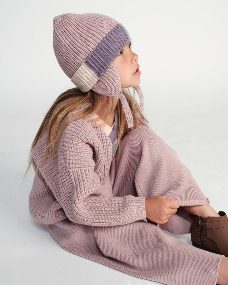 7AM - Wide Pants Chunky Apparel & Accessories Ash Rose 12 - 18M