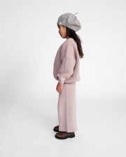 7AM - Wide Pants Chunky Apparel & Accessories Ash Rose 12 - 18M