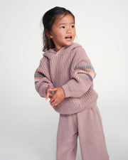 7AM - Wide Pants Chunky Apparel & Accessories Ash Rose 12 - 18M