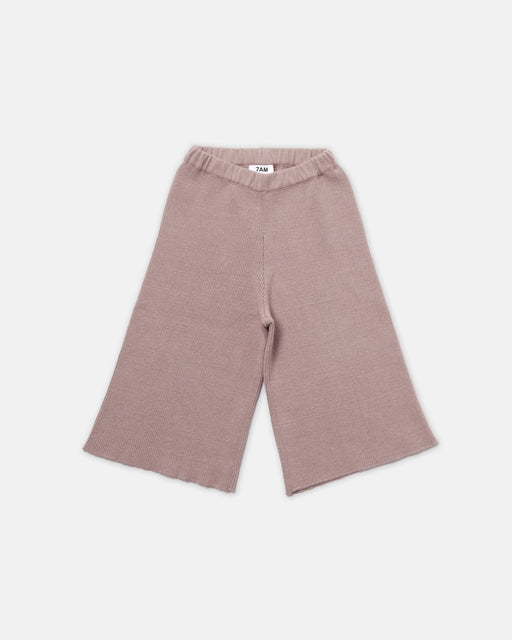 7AM - Wide Pants Chunky Apparel & Accessories Ash Rose 12 - 18M