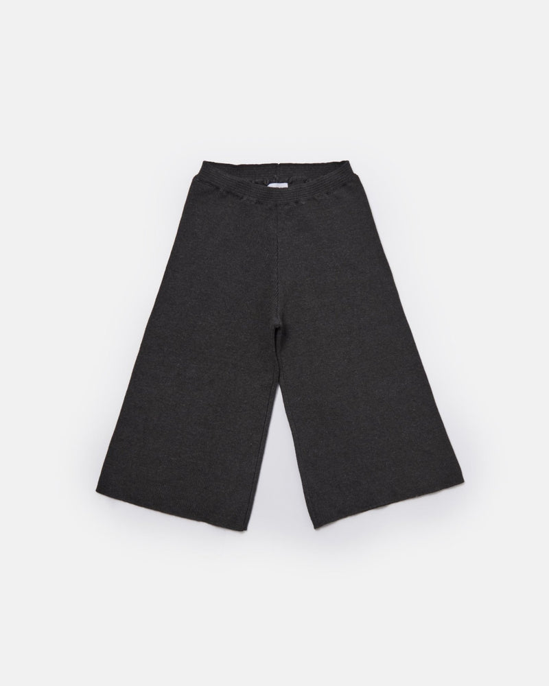 7AM - Wide Pants Chunky Apparel & Accessories Black Melange 12 - 18M