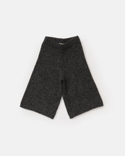7AM - Wide Pants - Fuzzy Apparel & Accessories Black Melange 1 - 2T