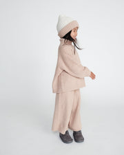 7AM - Wide Pants - Fuzzy Apparel & Accessories Pecan 1 - 2T