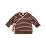 7AM - Wrap Top - Fuzzy Apparel & Accessories Choco, Pecan 12 - 18M