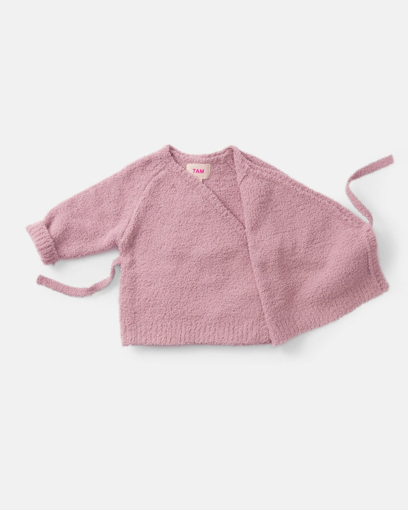 7AM - Wrap Top - Fuzzy Mother & Baby Amber 9 - 12M