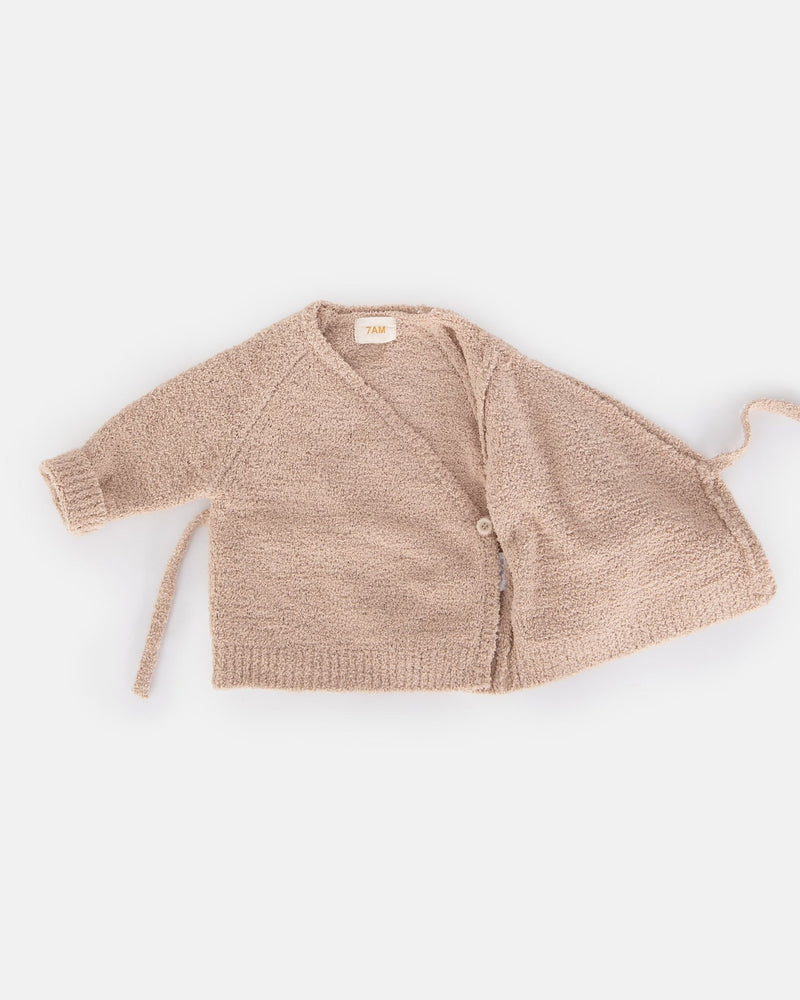 7AM - Wrap Top - Fuzzy Mother & Baby Amber 9 - 12M