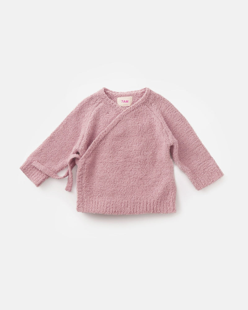 7AM - Wrap Top - Fuzzy Mother & Baby Amber 9 - 12M