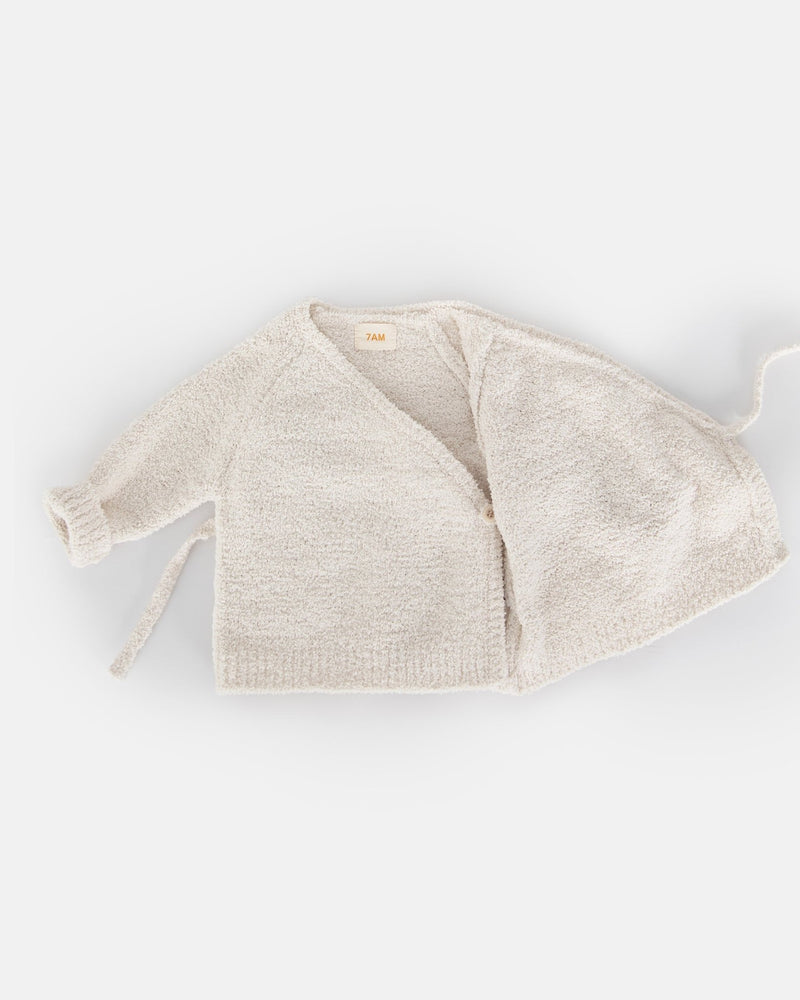7AM - Wrap Top - Fuzzy Mother & Baby Amber 9 - 12M