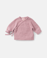 7AM - Wrap Top - Fuzzy Mother & Baby Ash Rose 0 - 3M