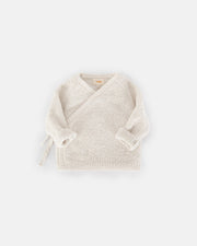 7AM - Wrap Top - Fuzzy Mother & Baby Pecan 9 - 12M
