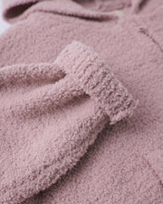7AM - Zip Up Hoodie - Fuzzy Mother & Baby Taupe 1 - 2T