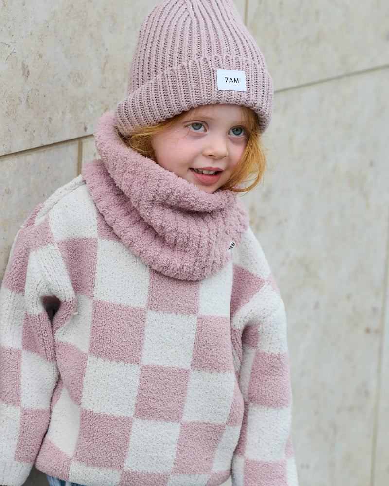 Ribbed Neck Gaiter • Fuzzy