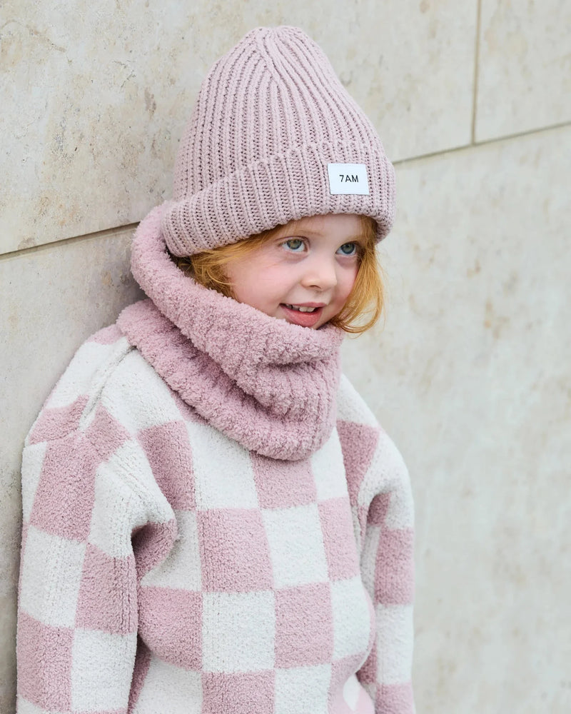 Ribbed Neck Gaiter • Fuzzy