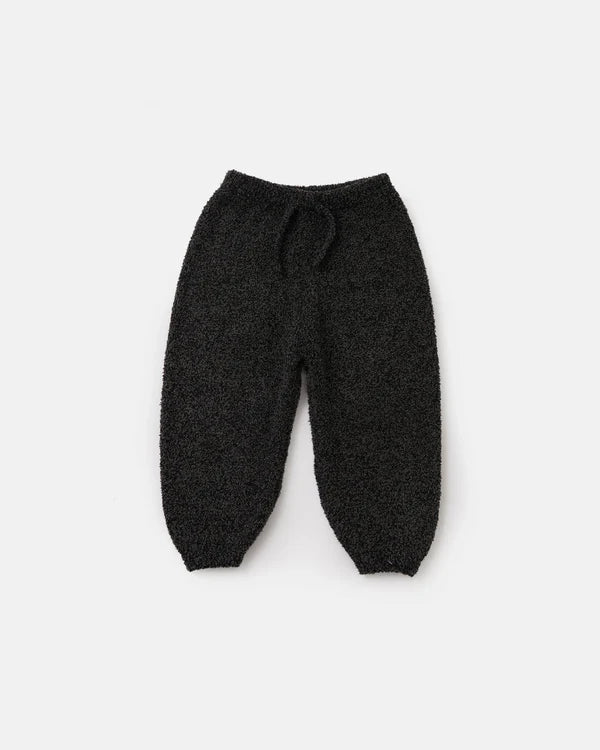 7AM - Boxy Lounge Pants - Fuzzy - 4-5Y - Black