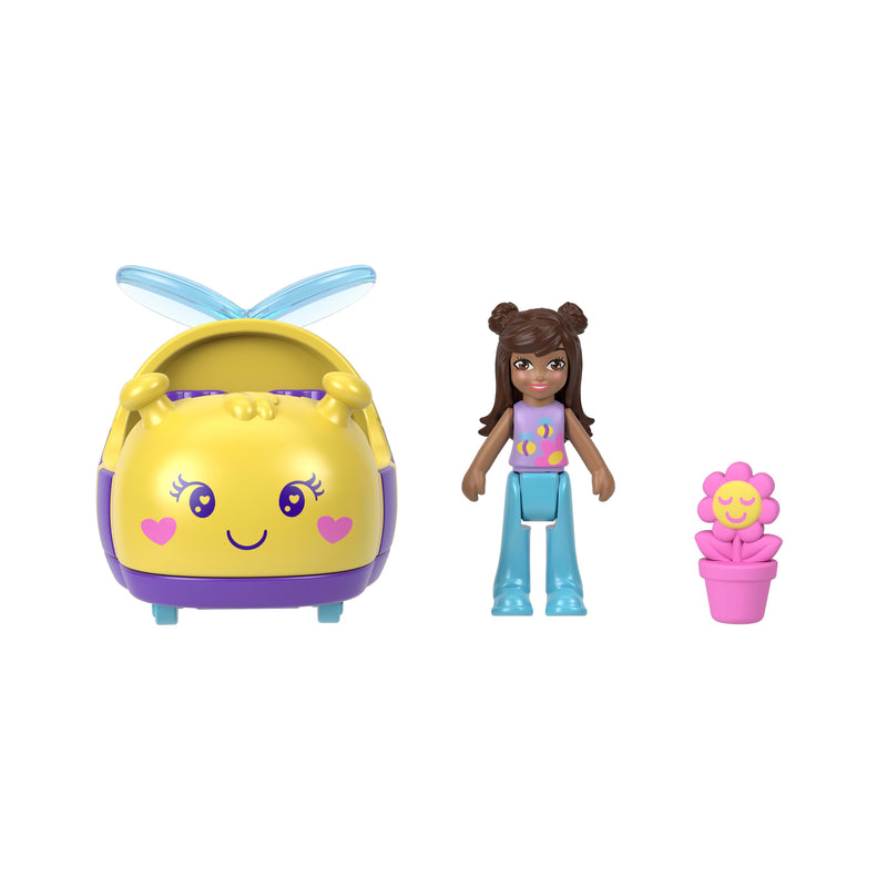 Polly Pocket - Pollyville Single Fig & Car