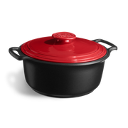 Emile Henry Sublime+ Round Casserole 7L Grand Cru