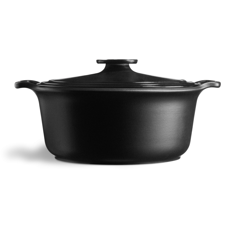 Emile Henry Sublime+ Round Casserole 7L Ardoise