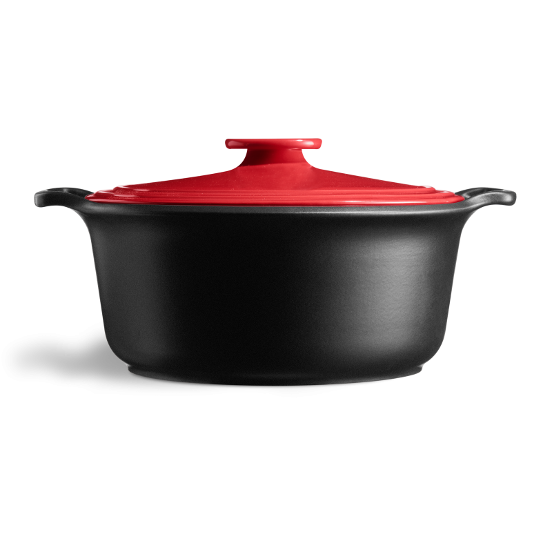 Emile Henry Sublime+ Round Casserole 7L Grand Cru