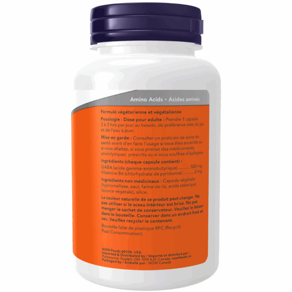 Now - Gaba500mg B - 6 100VCAP