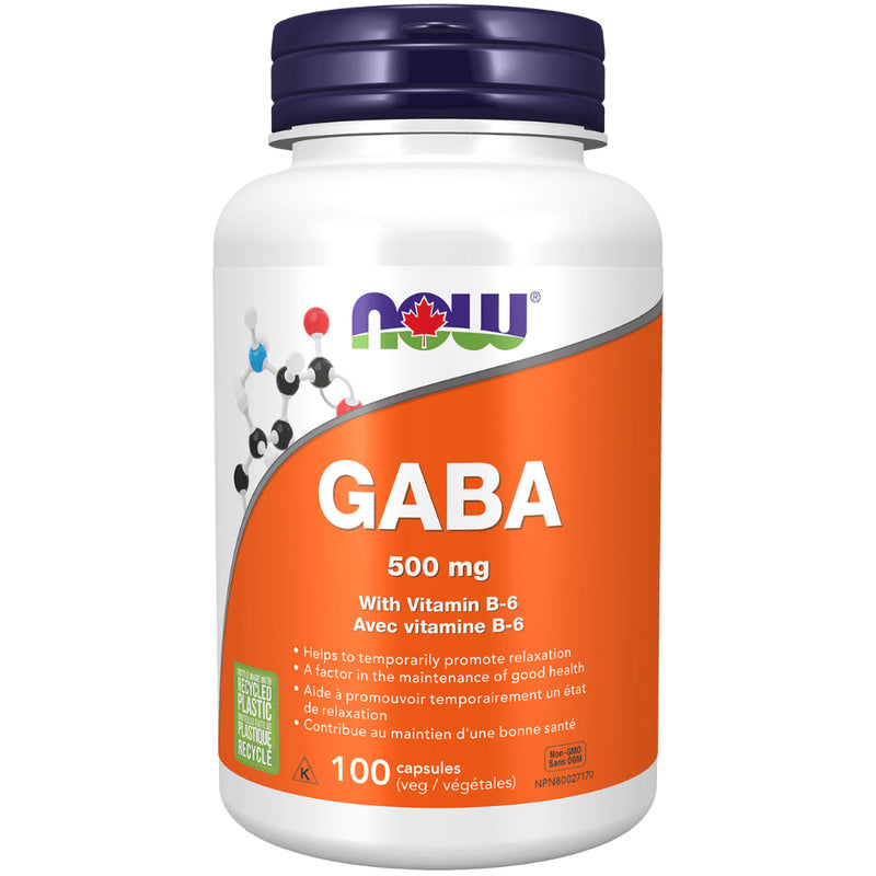 Now - Gaba500mg B - 6 100VCAP