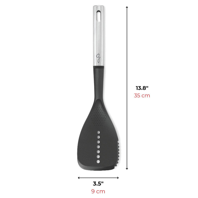 Starfrit Gourmet Steel Slotted Turner 80117