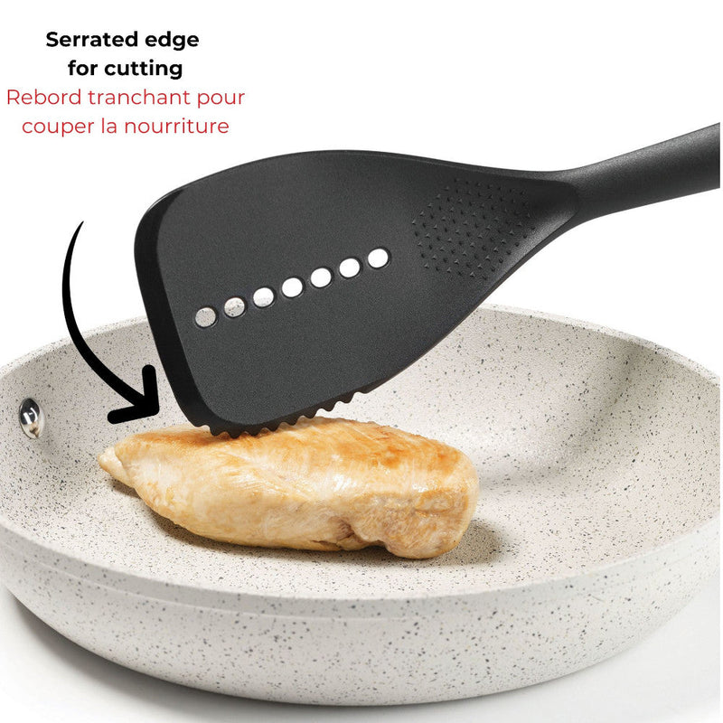 Starfrit Gourmet Steel Slotted Turner 80117