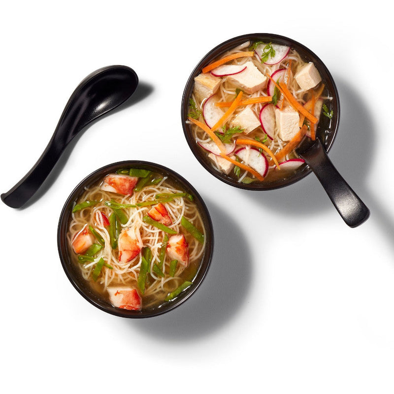 Starfrit Gourmet Bistro Soup Bowl & Spoon Set 080252, 4 Pieces