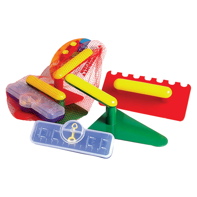 BEACH TROWELS AND LEVEL SET