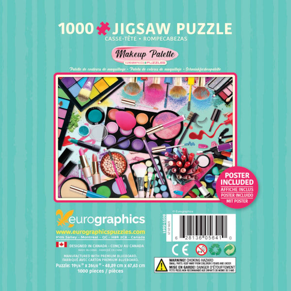 Eurographics - Makeup Palette - Tin (1000 Pc Puzzle)