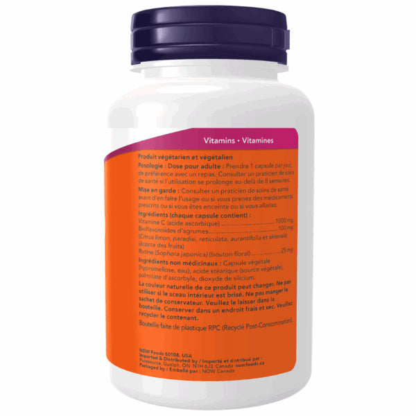Now - Vitamin C - 1000 With 100MG Bioflavonoids 250VCAP