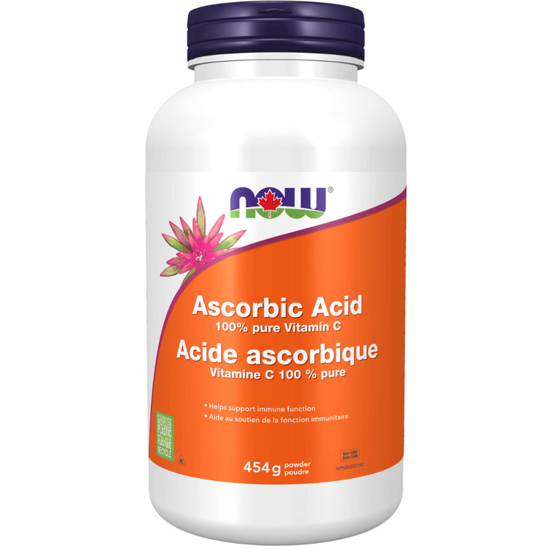 Now - Vitamin C Pure Powders - Ascorbic Acid (100% Pure Vitaminc) Pwd 454 g
