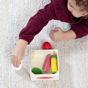Melissa & Doug - Wooden Food Groups Play Set - Produce - in use during play