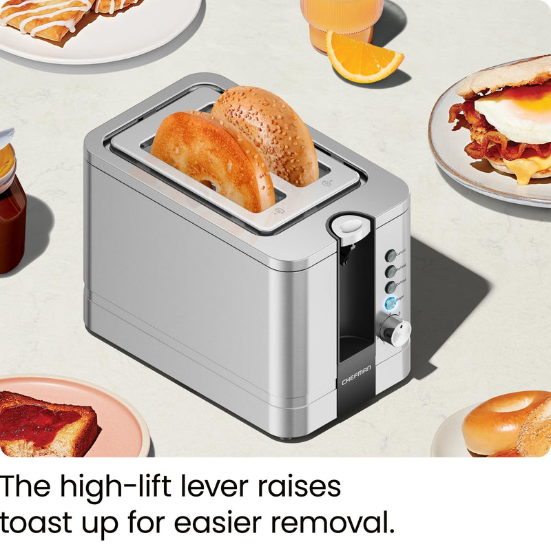 Chefman 2-Slice Stainless Steel Toaster