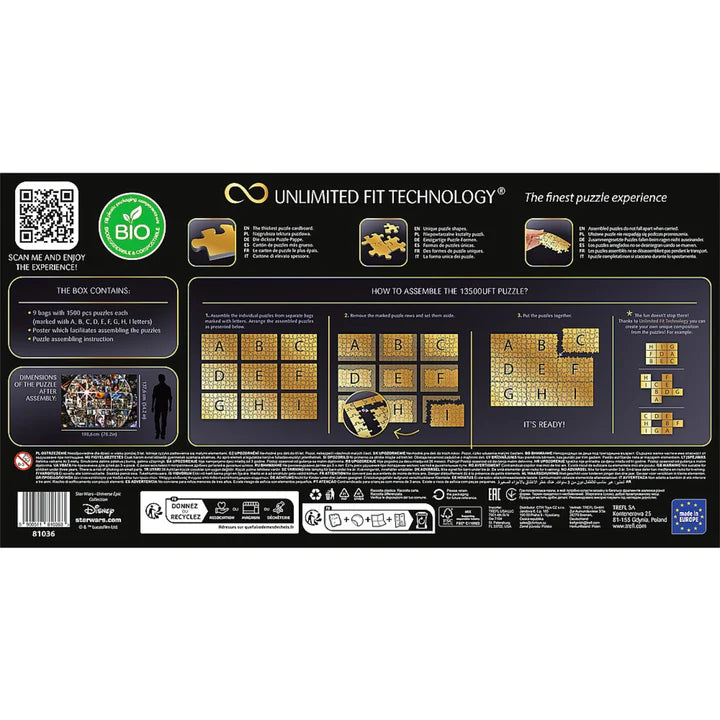 Trefl - PUZZLE - PRIME UFT - STAR WARS UNIVERSE EPIC COLLECTION - 13500pcs