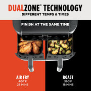 Ninja – DualZone DZ801C Air Fryer – Grey – product image 4